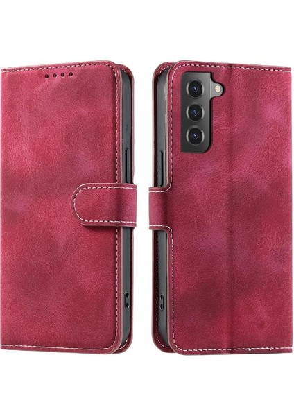 Samsung Galaxy S21 Kickstand Manyetik Cüzdan Kart Yuvaları Pu Için Flip Case (Yurt Dışından) indirimleri