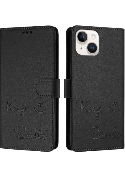 IPhone 14 Için Kılıf Artı Kart Tutucu Cüzdan Rfıd Engelleme Pu Deri Flıp (Yurt Dışından)