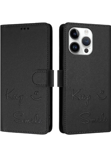 IPhone 13 Için Kılıf Pro Max Kapak Kapak Rfıd Engelleme Kart Tutucu Cüzdan Pu (Yurt Dışından)