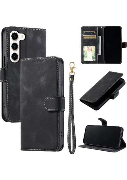 Samsung Galaxy S23 Için Flip Case Pu Deri Cüzdan Kart Yuvaları Manyetik (Yurt Dışından) indirimleri