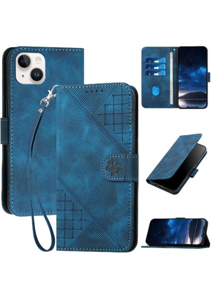 Ayrılabilir El ile IPhone 14 Artı ve Kredi Kartı Yuvası Için Flip Case (Yurt Dışından)
