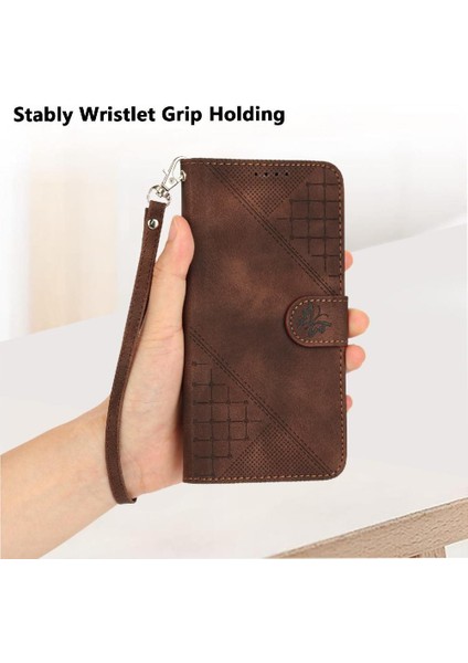 Ayrılabilir El Kayışı ile IPhone 13 Için Flip Case Kabartmalı Kelebek Yüksek (Yurt Dışından) fırsatları