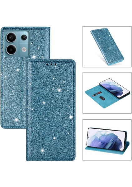 Xiaomi Redmi Not Için Glitter Flip Case 13 Pro 5g Manyetik Kapatma Pu (Yurt Dışından)