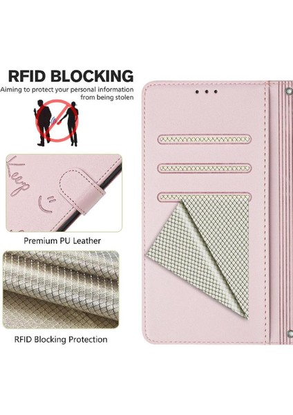 IPhone 11 Için Kılıf Pro Kart Tutucu Cüzdan Kapak Çevirin Rfıd Engelleme Pu (Yurt Dışından)