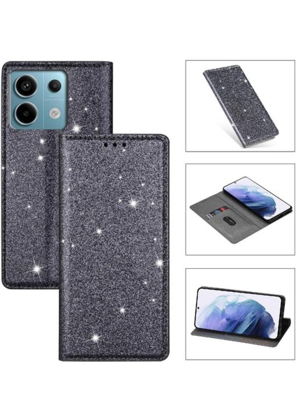 Xiaomi Redmi Not Için Glitter Flip Case 13 Pro 5g Manyetik Kapatma Pu (Yurt Dışından)
