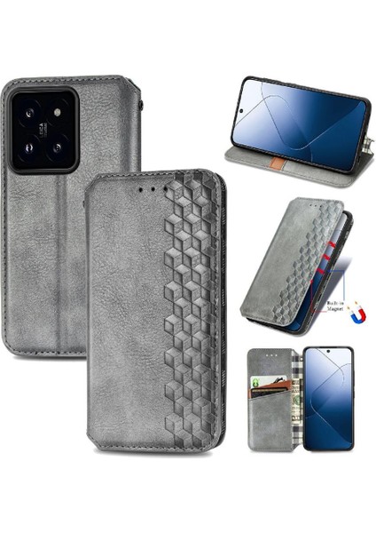 Xiaomi 14T Deri Kılıf Kapak Çevirin Cüzdan Fonksiyonu Moda (Yurt Dışından) indirimleri