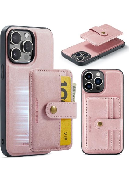IPhone 15 Pro Cüzdan Rfıd Engelleme Kablosuz Şarj Magsafe Için Kılıf (Yurt Dışından)