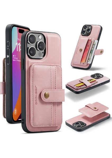 IPhone 15 Pro Cüzdan Rfıd Engelleme Kablosuz Şarj Magsafe Için Kılıf (Yurt Dışından)
