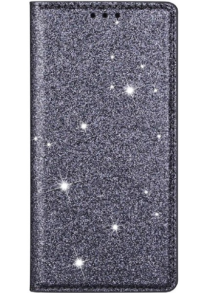 IPhone 16 Pro Max Manyetik Kapatma Flip Case Cüzdan Için Glitter Flip Case (Yurt Dışından)