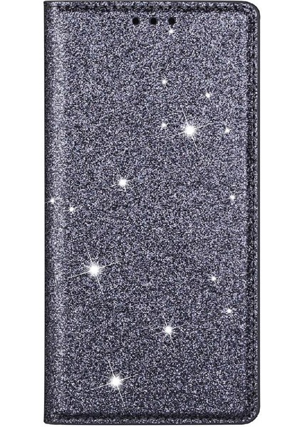 IPhone 15 Için Glitter Flip Case Artı Kart Tutucu Flip Case Cüzdan Pu (Yurt Dışından)