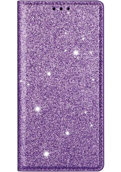 IPhone 14 Için Glitter Flip Case Pro Max Flip Case Cüzdan Pu Deri Kart (Yurt Dışından)