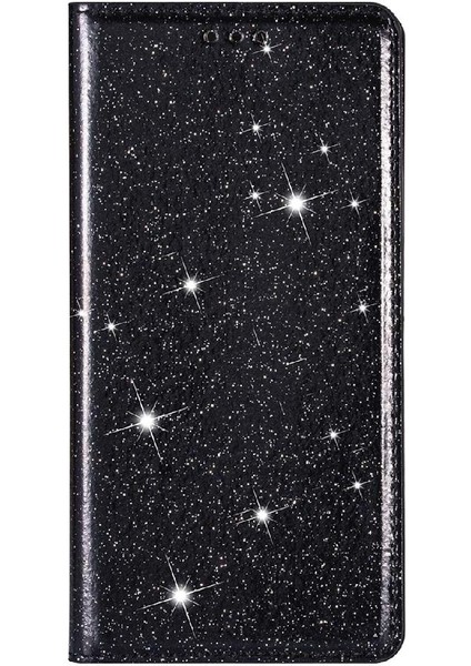 Glitter Flip Case IPhone 15 Pro Max Flip Case Cüzdan Kart Tutucu Pu (Yurt Dışından)