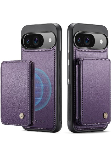 Google Pixel 9/9 Pro Stand Fonksiyonu 2 Için 1 Işlevsellik Cüzdanı (Yurt Dışından)