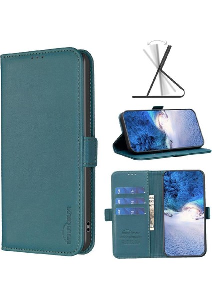 IPhone 15 Için Flip Case Pro Max Pu Deri Cüzdan Darbeye Tpu Iç (Yurt Dışından)
