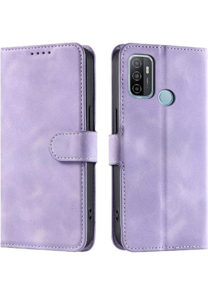 MY Boutique1 Oppo A53 2020 Için Flip Case Manyetik Bilek Kayışı Kickstand Cüzdan Kart Pu (Yurt Dışından)