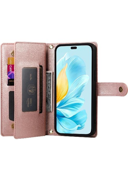 Onur Için Flip Case 200 Lite Standı Cüzdan Crossbody Kayış Iş (Yurt Dışından)