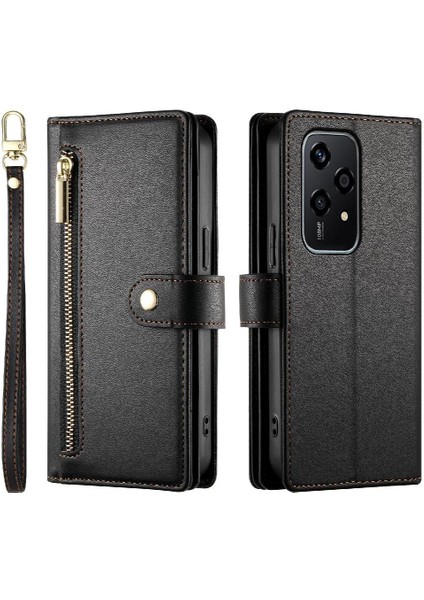 Onur Için Flip Case 200 Lite Standı Cüzdan Crossbody Kayış Iş (Yurt Dışından)