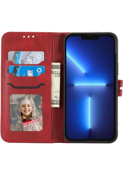 IPhone 16 Için Cüzdan Durumda Pro Max Kabartmalı Kart Tutucu Tüm Yuvarlak Kickstand (Yurt Dışından)