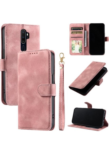 Oppo Aakickstand Bilek Kayışı Manyetik Pu Deri Cüzdan Için Flip Case (Yurt Dışından) indirimleri