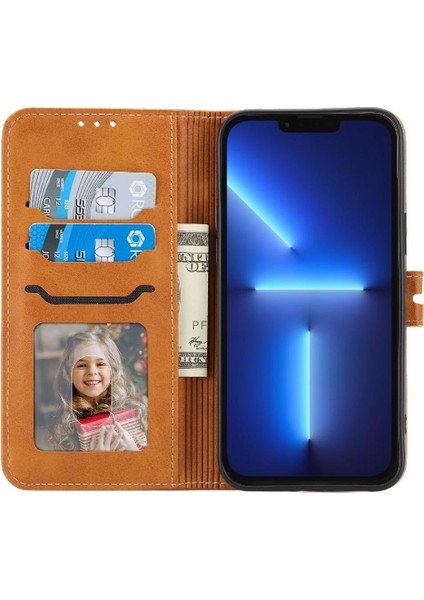 IPhone 16 Için Cüzdan Durumda Pro Max Kabartmalı Kart Tutucu Tüm Yuvarlak Kickstand (Yurt Dışından)