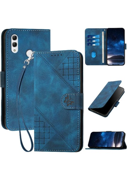 Onur 10 Lite ve Kredi Kartı Yuvası Için Flip Case Yüksek Kalite Deri Kılıf (Yurt Dışından)