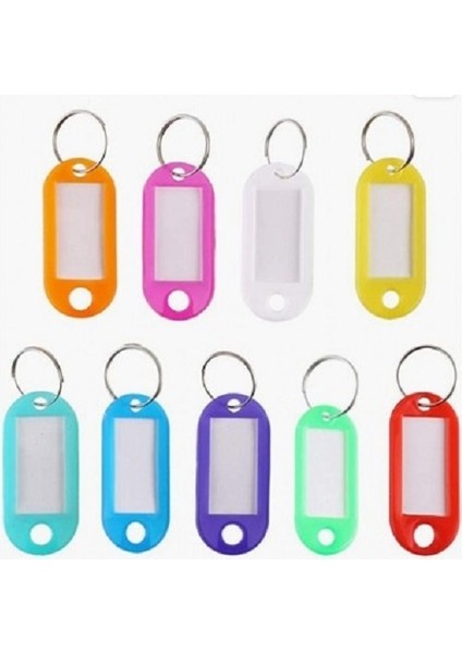 Plastik Anahtarlık Karışık Renkli 100 Adet fiyatları