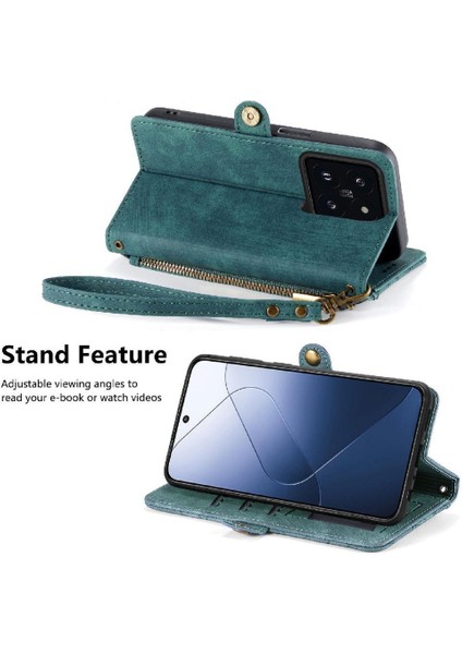 Xiaomi 14T Pro Için Flip Case Cüzdan Kapak Çevirin Deri Kılıf Basit (Yurt Dışından) fiyatları