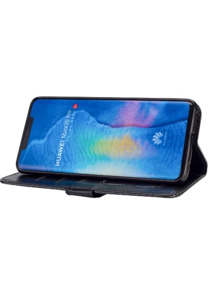 Huawei Mate 20 Pro Için Fermuar Cep Durumda Pu Deri Kart Tutucu Bilek (Yurt Dışından)