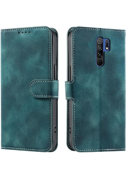 Xiaomi Redmi 9 Başbakan Kickstand Manyetik Pu Deri Bilek Için Flip Case (Yurt Dışından)