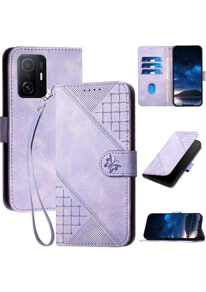 Xiaomi 11T/11T Pro Için Flip Case Yüksek Kalite Deri Telefon Kılıfı ve Kart (Yurt Dışından)