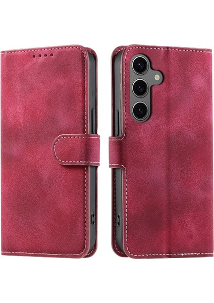 Samsung Galaxy A15 Için Flip Case 4g/5g Pu Deri Manyetik Bilek Kayışı (Yurt Dışından)