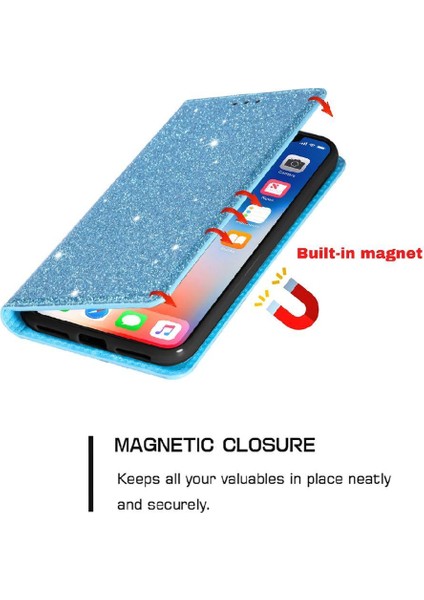 Glitter Flip Case Xiaomi Redmi Için Not 11 Pro 4g/5g Flip Case Cüzdan Kart (Yurt Dışından)