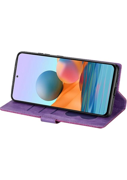 Xiaomi Redmi Not 13 Için Fermuarlı Cebi Durumda 4g Glitter Cüzdan Kılıf Kartı (Yurt Dışından)