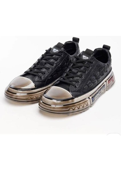 18219 Casual Erkek Deri Sneaker Ayakkabı