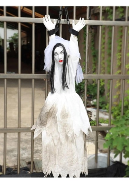 Cadılar Bayramı Ölü Gelin Figürlü Asılabilir Halloween Hareketli Parti Dekoru 120 Cm fiyatları