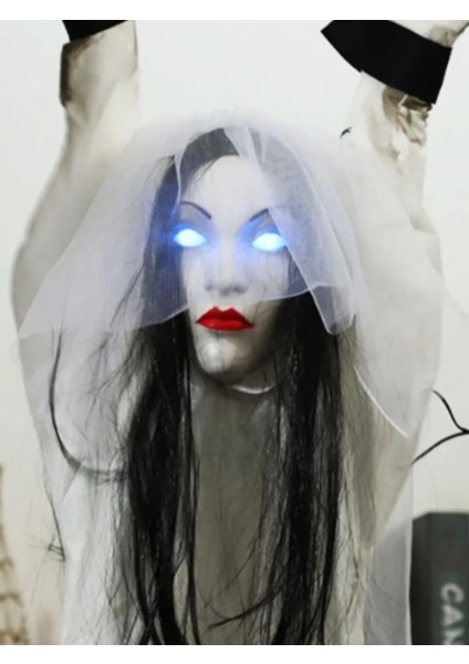 Cadılar Bayramı Ölü Gelin Figürlü Asılabilir Halloween Hareketli Parti Dekoru 120 Cm modelleri