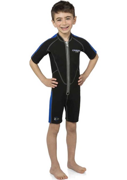 Lido Junior Shorty Dalış Elbisesi Black / Blue-2mm - L (12/13 Yaş) modelleri