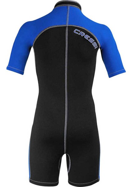 Lido Junior Shorty Dalış Elbisesi Black / Blue-2mm - M (10/11 Yaş) fiyatları