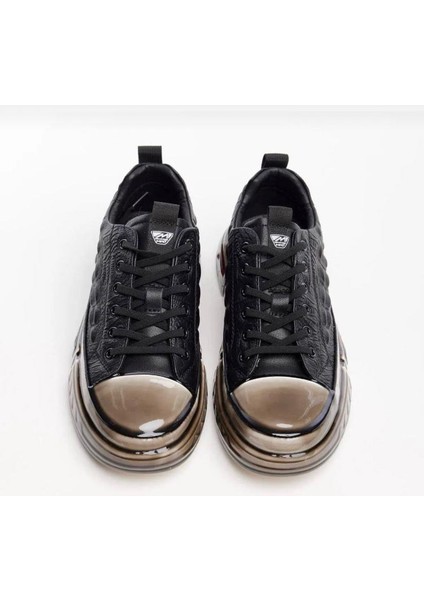 18219 Casual Erkek Deri Sneaker Ayakkabı fırsatları