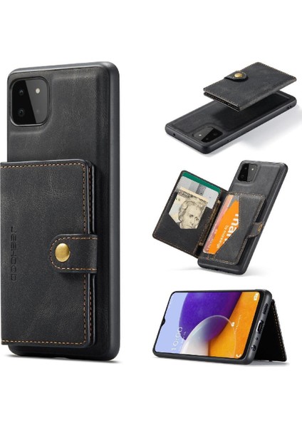 Samsung Galaxy A22 5g Cardholder Magsafe Ayrılabilir Manyetik Kılıf (Yurt Dışından)