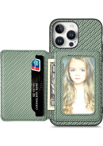 IPhone 16 Için Kılıf Pro Max Komple Kamera Güvenlik Standı Fonksiyonu Rfıd Kart (Yurt Dışından)