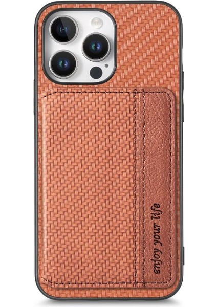 IPhone 16 Için Kılıf Pro Max Komple Kamera Güvenlik Standı Fonksiyonu Rfıd Kart (Yurt Dışından)