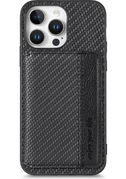 IPhone 16 Için Kılıf Pro Max Komple Kamera Güvenlik Standı Fonksiyonu Rfıd Kart (Yurt Dışından)