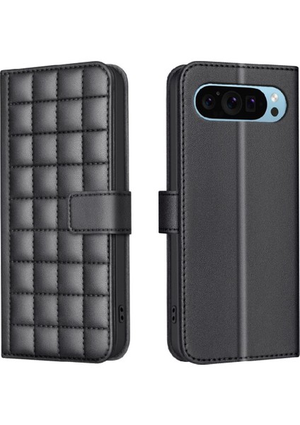 Google Piksel 9 Pro Cüzdan Pu Deri Iş Basit Tarzı Için Flip Case (Yurt Dışından)