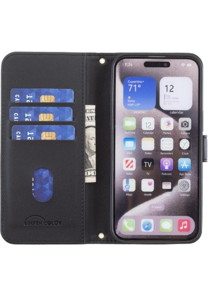 Google Piksel 9 Pro Cüzdan Pu Deri Iş Basit Tarzı Için Flip Case (Yurt Dışından)