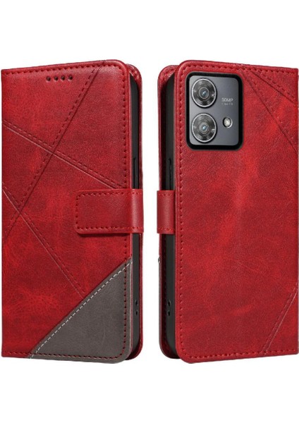 Motorola Kenar 40 Neo ve Kart Yuvası Yüksek Kaliteli Deri Çanta Için Flip Case (Yurt Dışından)