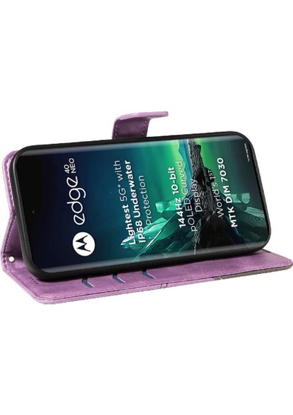 Motorola Kenar 40 Neo ve Kart Yuvası Yüksek Kaliteli Deri Çanta Için Flip Case (Yurt Dışından) indirimleri