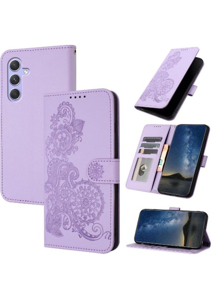 Kart Yuvası Standı Kickstand Koruyucu ile Samsung Galaxy A16 Için Flip Case (Yurt Dışından)