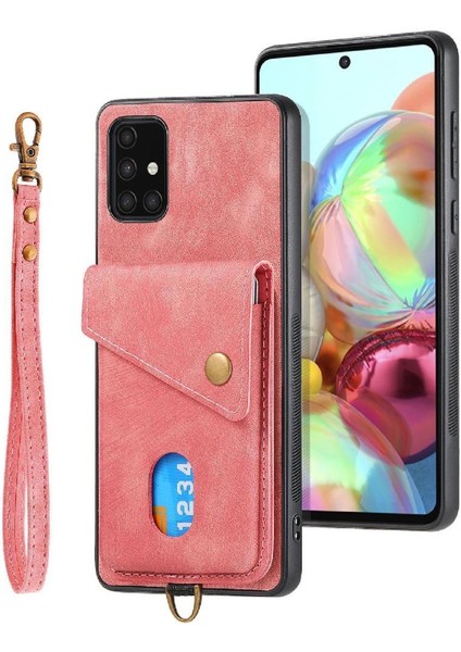 Samsung Galaxy A71 4g Premium Deri Ayrılabilir Kordon Kartı (Yurt Dışından) modelleri