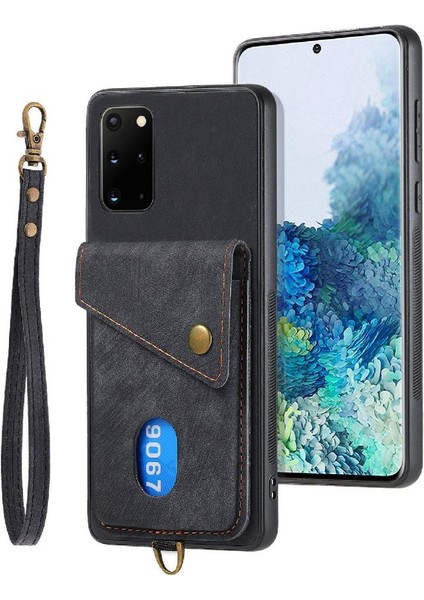 Samsung Galaxy S20 Artı Premium Deri Manyetik Kapatma Kordon (Yurt Dışından)